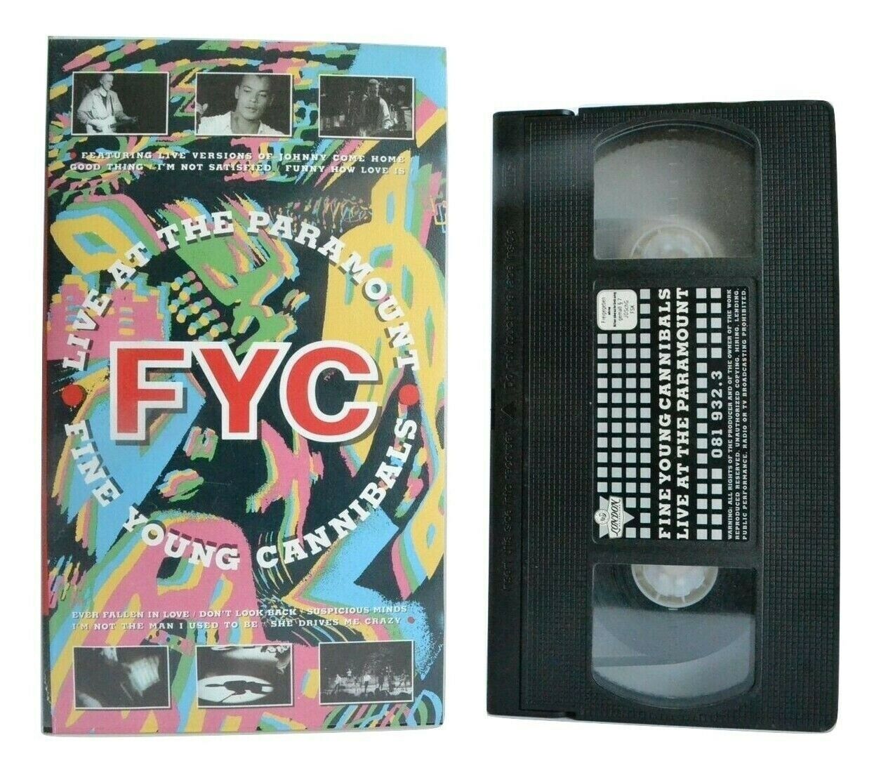 Fine Young Cannibals: Live At The Paramount - October 1989 - Music - Pal VHS-