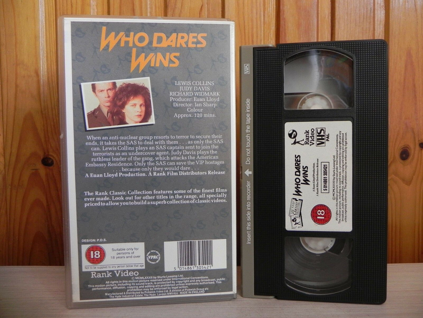 Who Dares Wins - SAS Sent In For VIP Hostages - Rank Video - Action - Pal VHS-