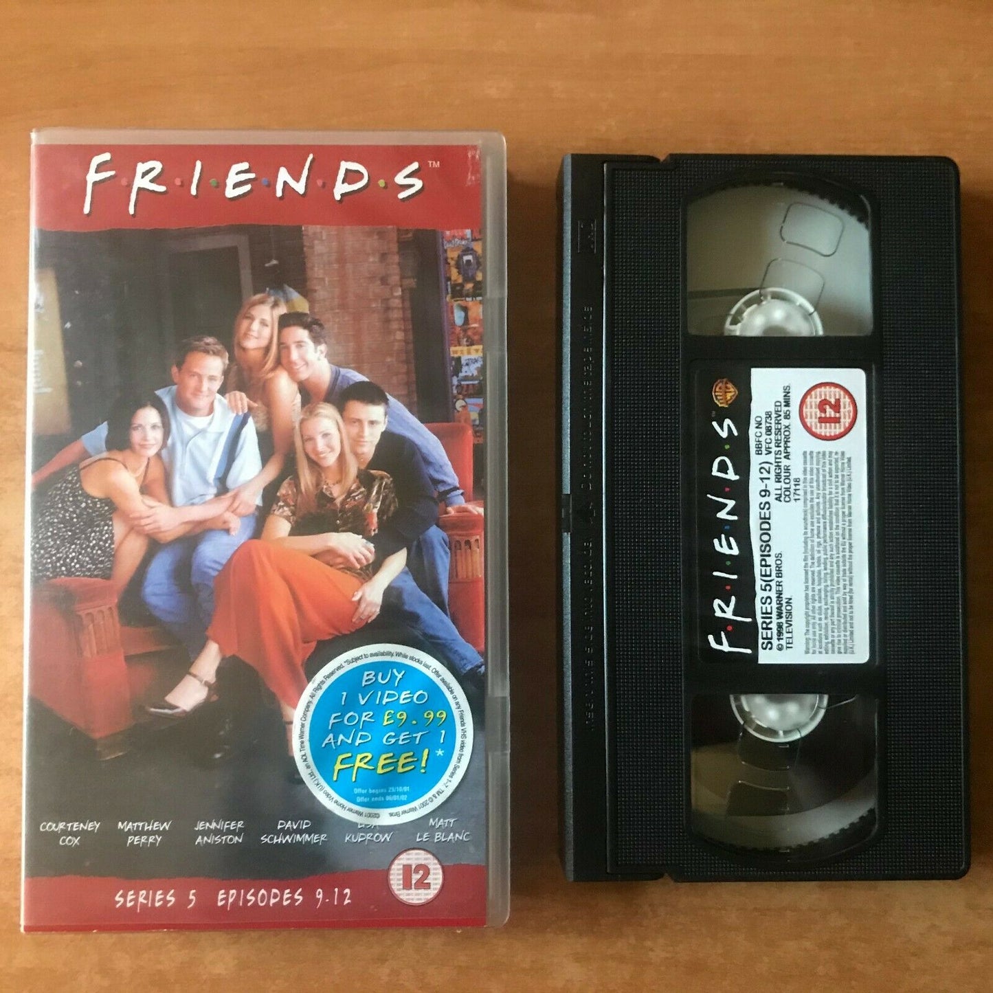 Friends (Series 5, Ep. 9-12): TV Series - Jennifer Aniston / Matt Le Blanc - VHS-