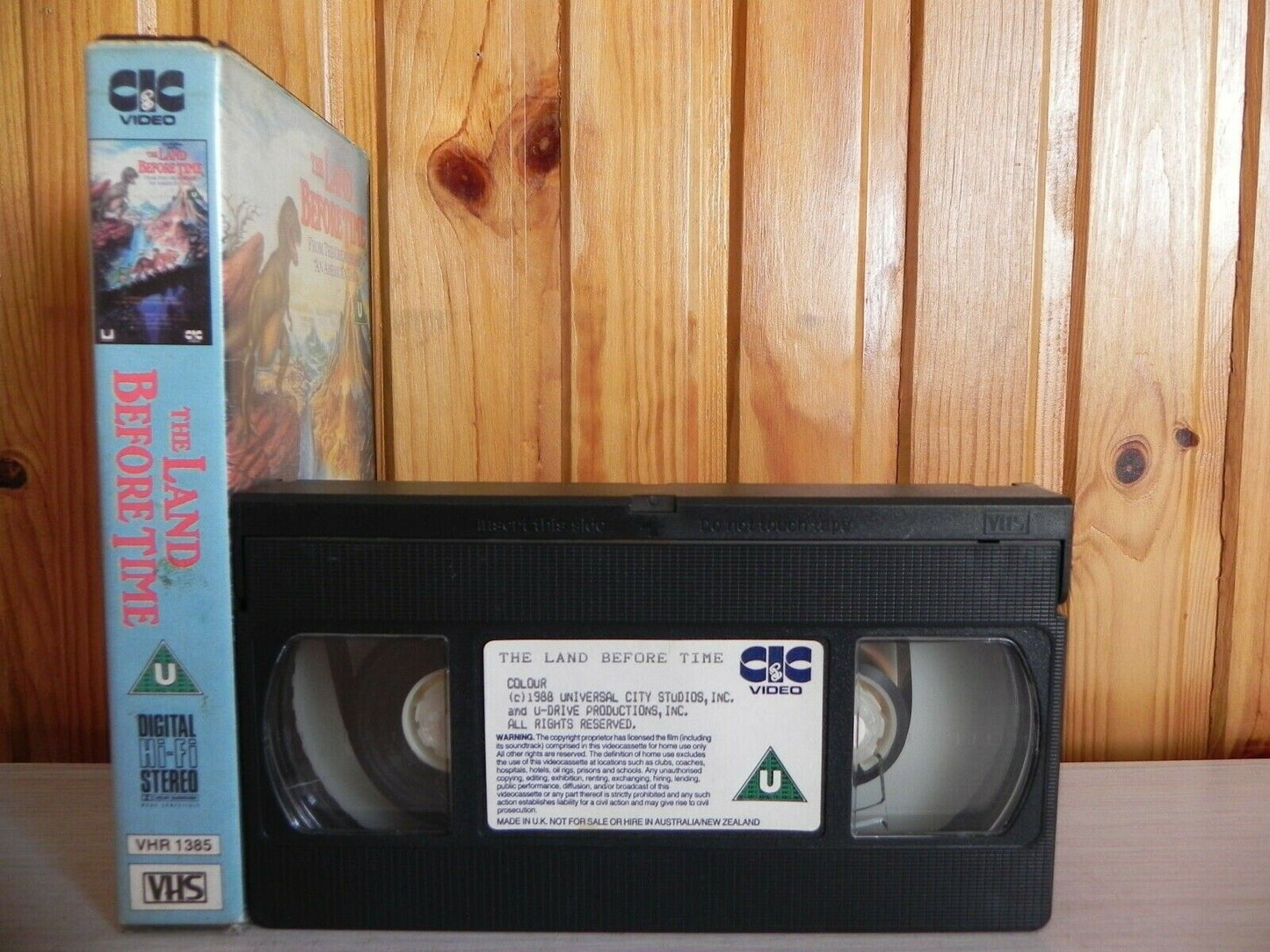 The Land Before Time - Original 1988 CIC Release - Children's Video - Pal VHS-