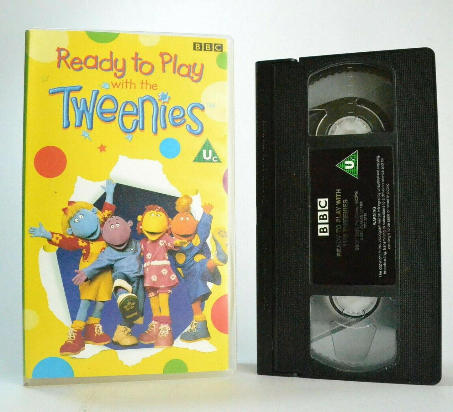 TWEENIES - READY TO PLAY - EARLY BBC - CHILDREN - ACTION SONGS - VHS-