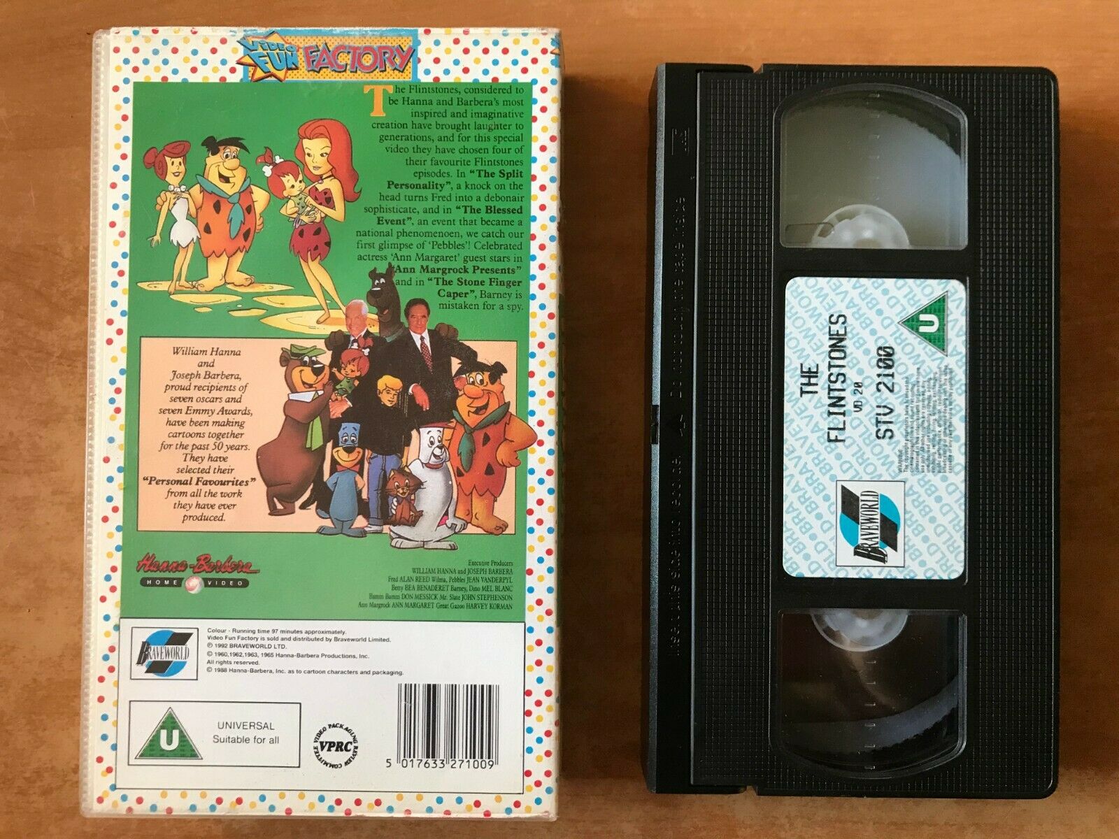 The Flintstones (Video Fun Factory); [Hanna-Barbera] Animated - Children's - VHS-