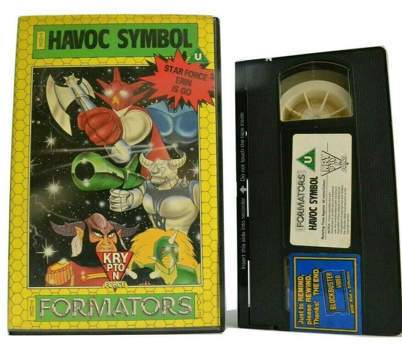 The Formators (Vol.3): The Havoc Symbol - Animated [Large Box] Rental - Pal VHS-