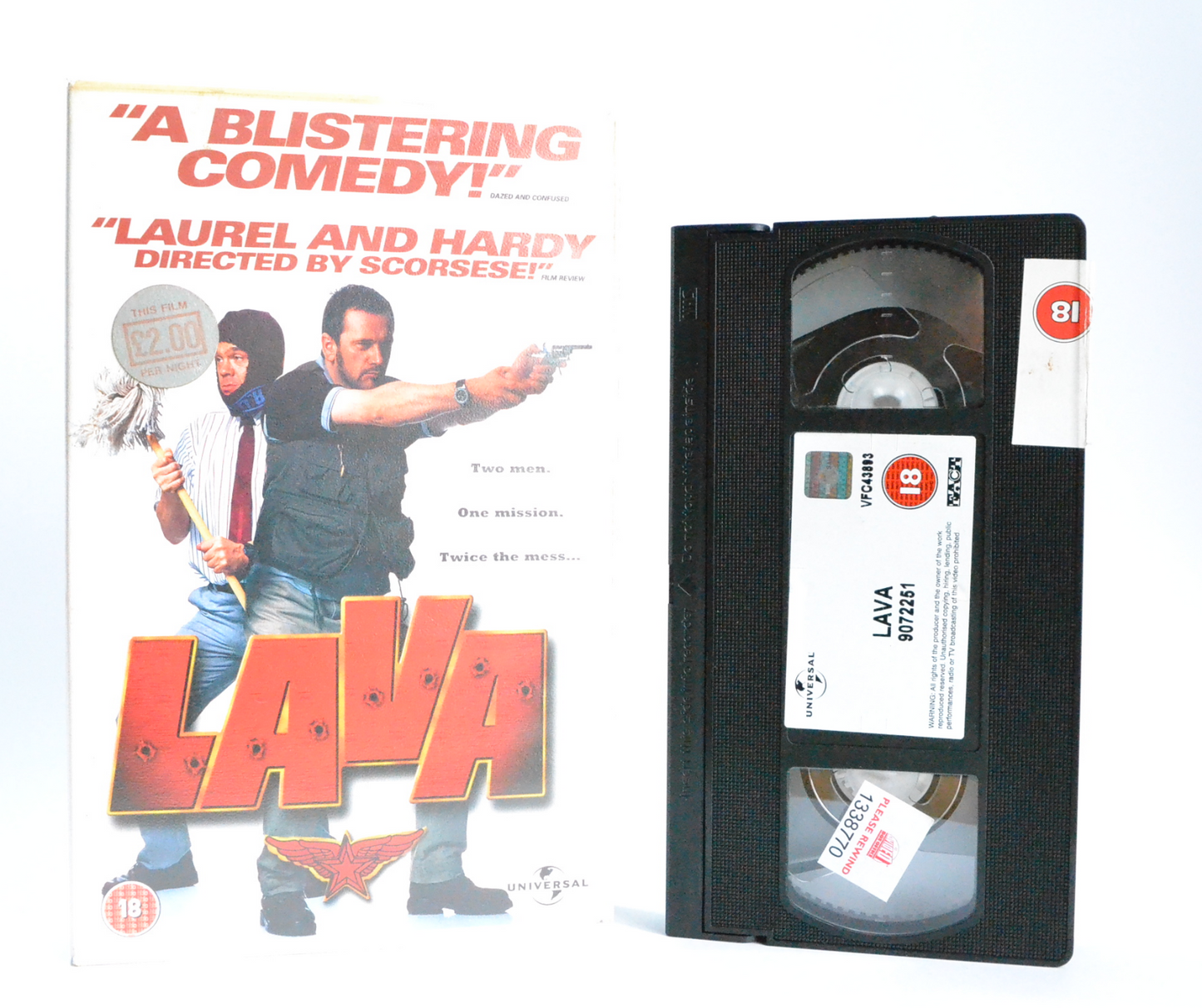 Lava: A Blistering Comedy - Large Box - Ex-Rental - Laurel And Hardy Style - VHS-