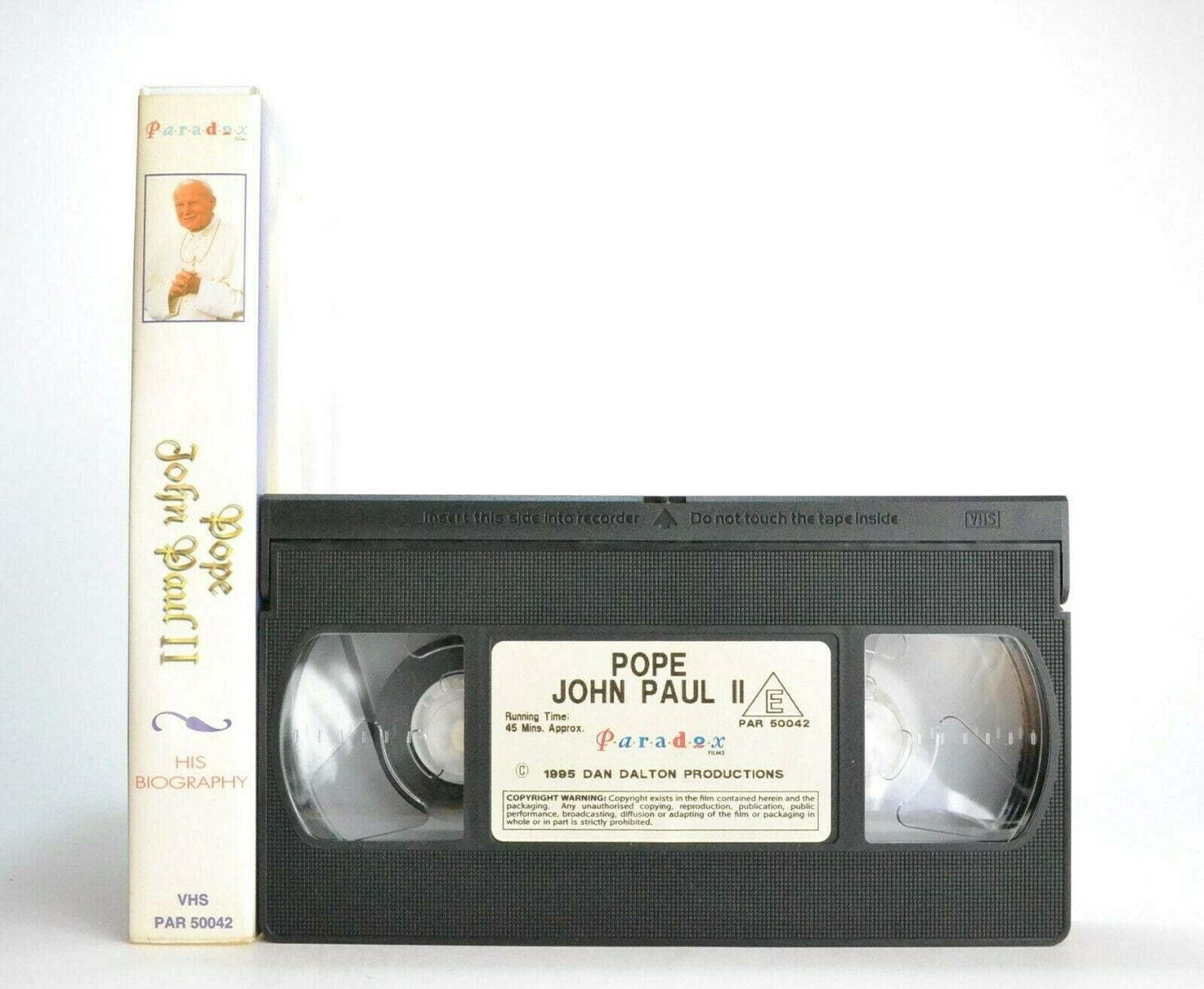 Pope John Paul 2: Biography - Karol Wojtyla - Inimate Portrait - Pal VHS-