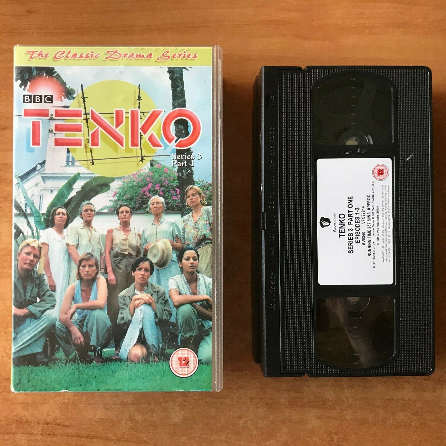 Tenko; (Series 3, Part 1) BBC Drama - TV Series - Patricia Lawrence - Pal VHS-