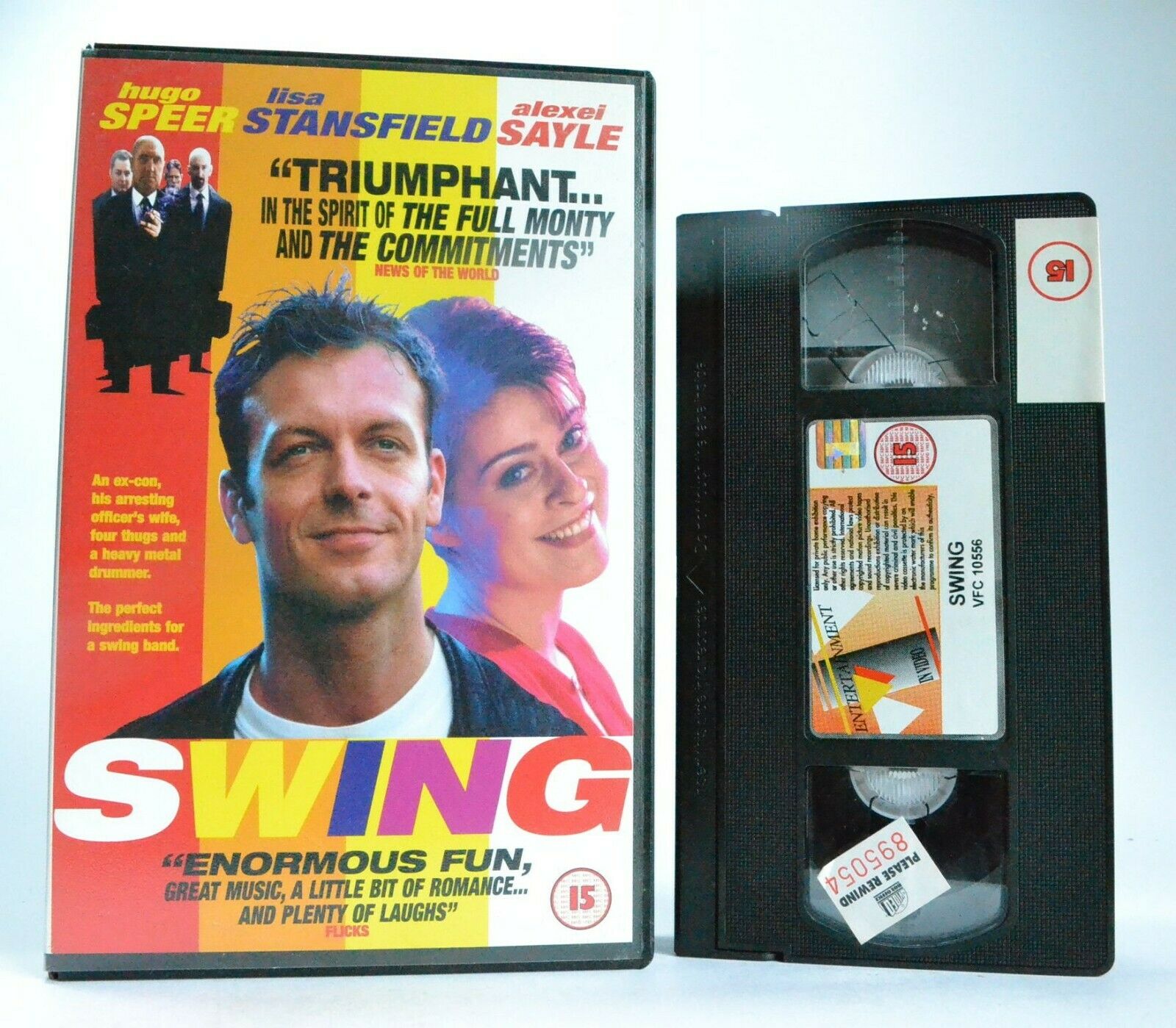 Swing: British Music Comedy (1999) - Large Box - Ex-Rental - Hugo Speer - VHS-