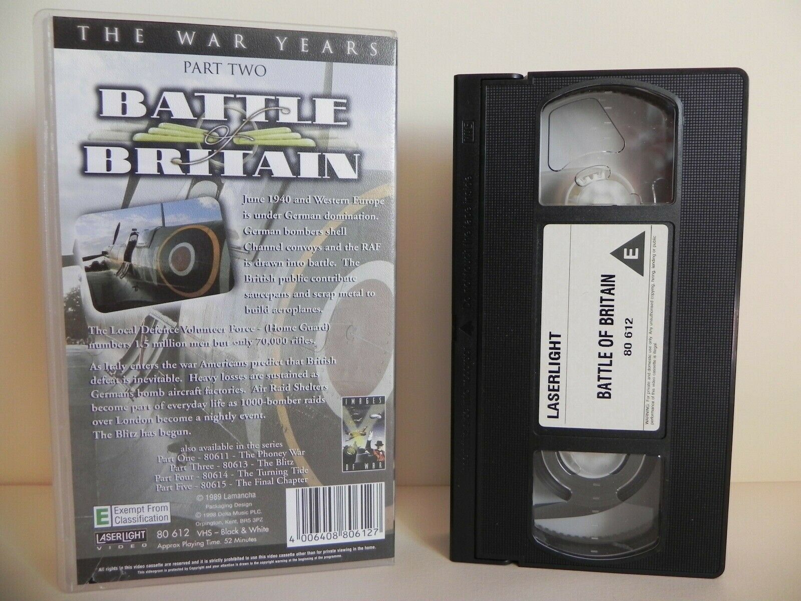 Battle Of Britain - Part 2 - The War Years - Michael Aspel - Documentary - VHS-