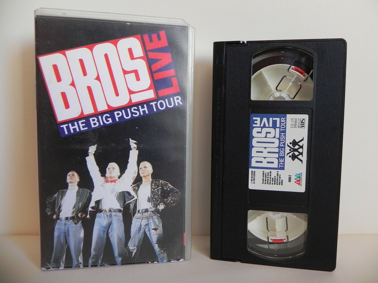 Bros: Live - The Big Push Tour - Ten Out Of Ten - Shocked - I Quit - Pal VHS-