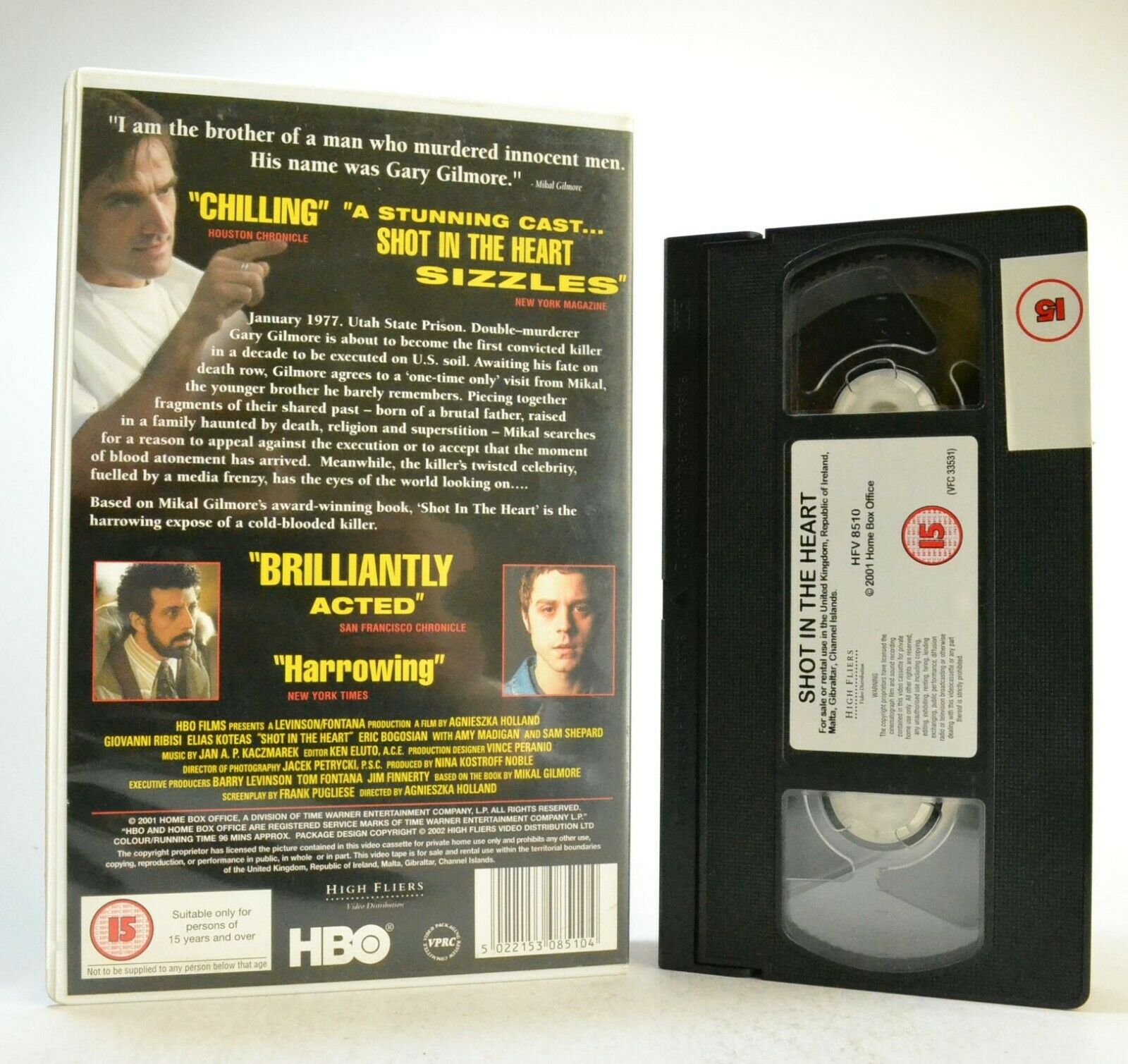 Shot In The Heart: Coold Blooded Killer - Thriller - Large Box - G.Ribisi - VHS-