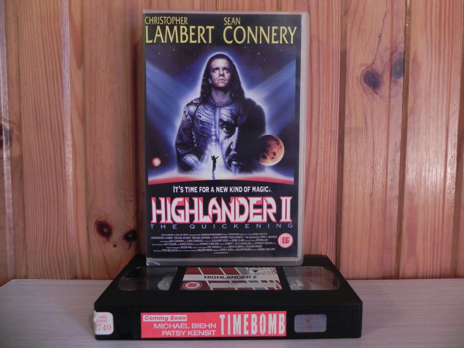 Highlander 2 (1991) - Fantasy - Christopher Lambert - EVV Big Box [Rental] - VHS-