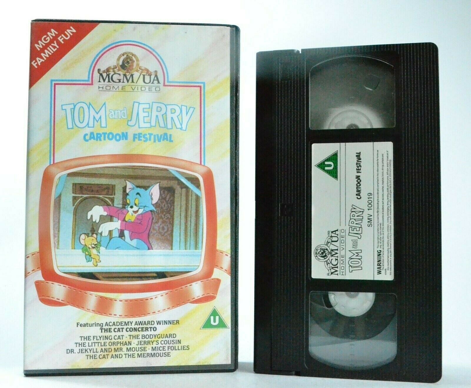 Tom And Jerry: Cartoon Festival - (1986) MGM/UA - Animated - Children's - VHS-