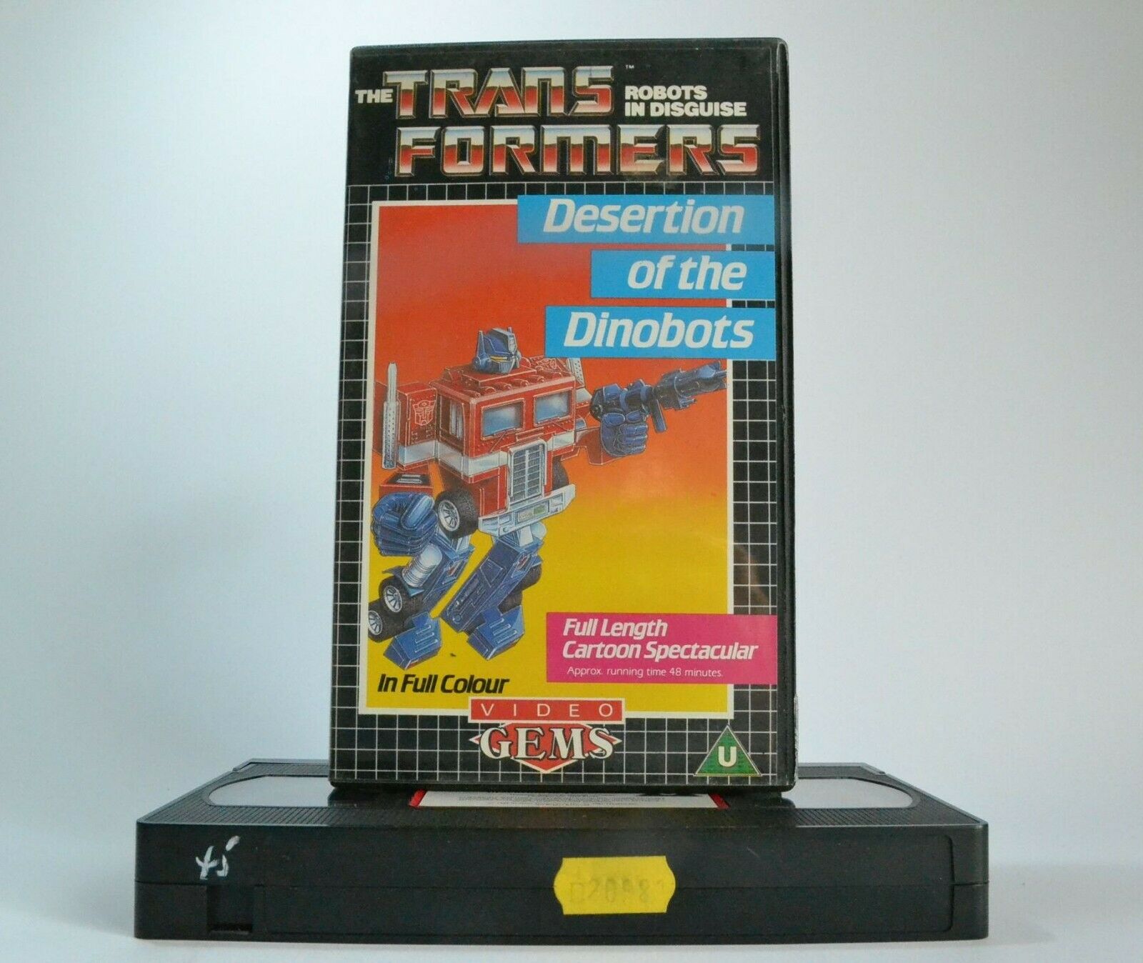 Trans Formers: Desertion Of The Dinobots - Action Adventures - Children's - VHS-