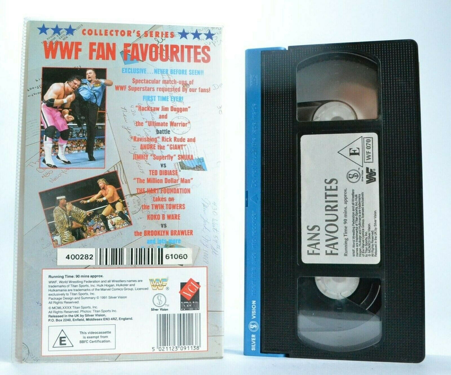 WWF Fan Favourites: Collector's Series - Wrestling - Ultimate Warrior - Pal VHS-