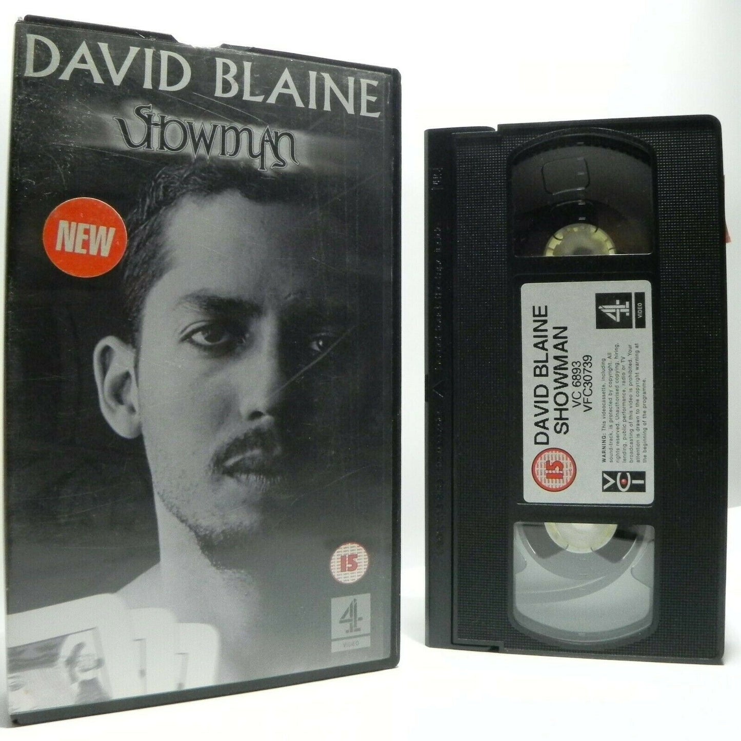 David Blaine: Showman - World Of Magic - Great Public Spectacle - Pal VHS-