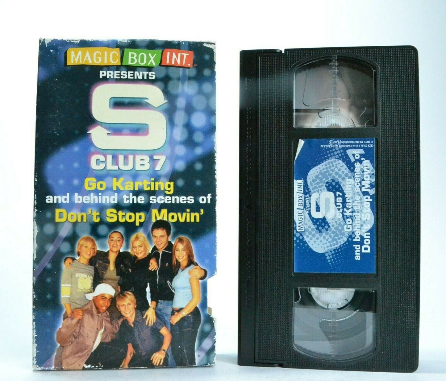 S Club 7: Go Karting - "Don't Stop Movin" Behind The Scenes - Pop Music - VHS-