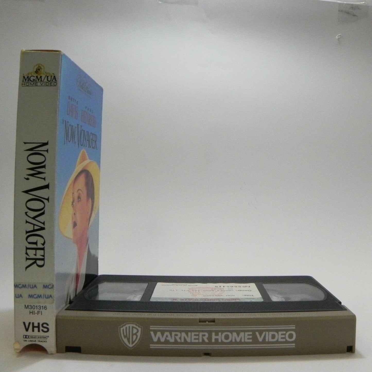 Now, Voyager: Drama/Romance (1942) - Classical - Carton Box - B.Davis - Pal VHS-