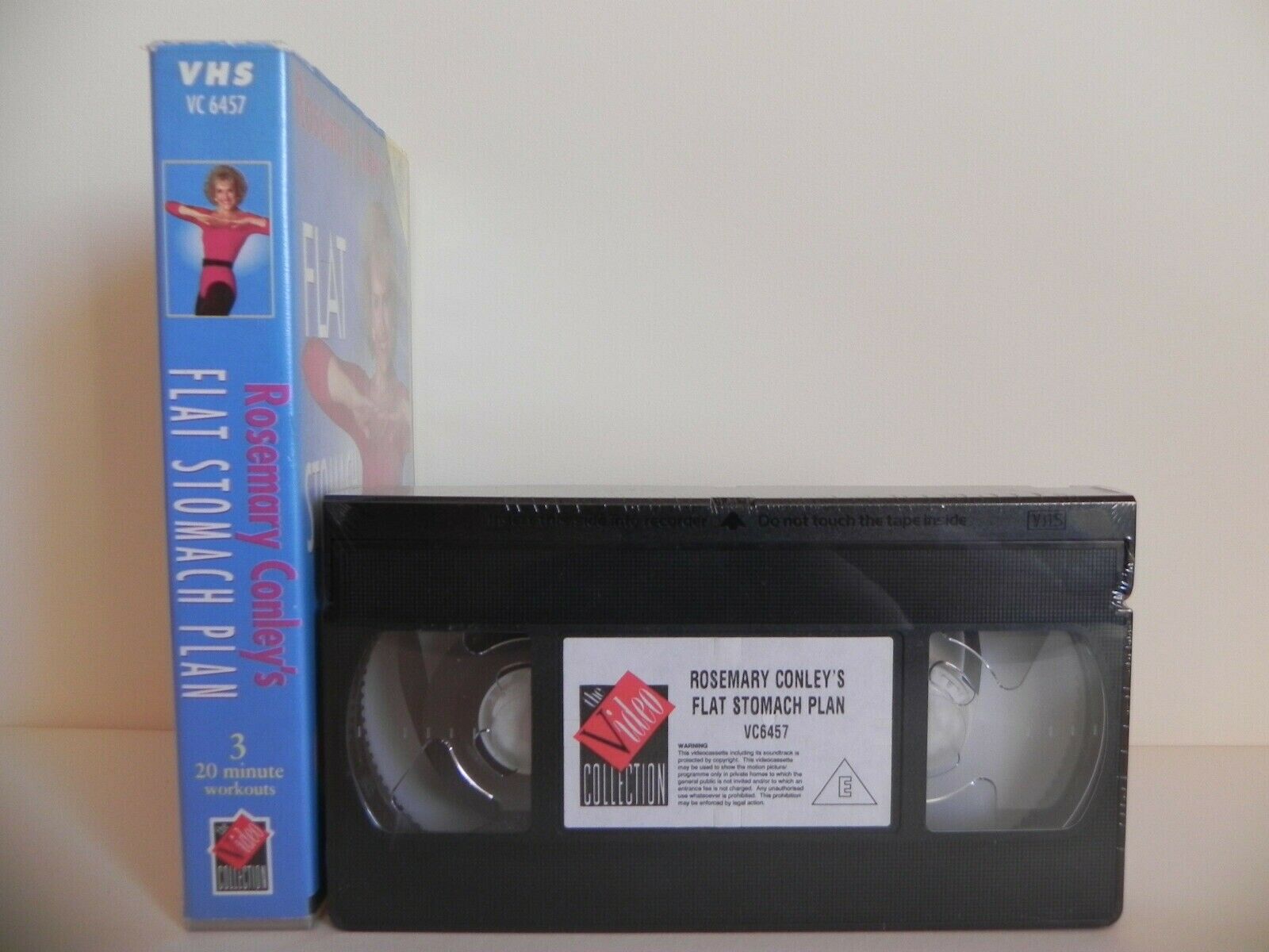 Rosemary Conley's Flat Stomach Plan - Body Toning - Aerobic Workout - Pal VHS-