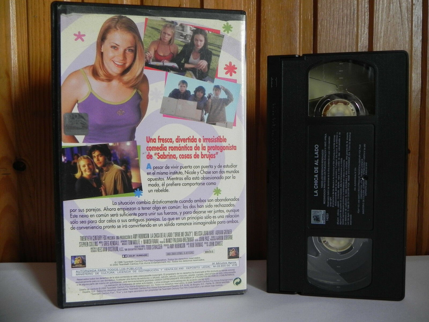 Drive Me Crazy (Spanish Release) - Comedy - Large Box - Melissa Joan Hart - VHS-