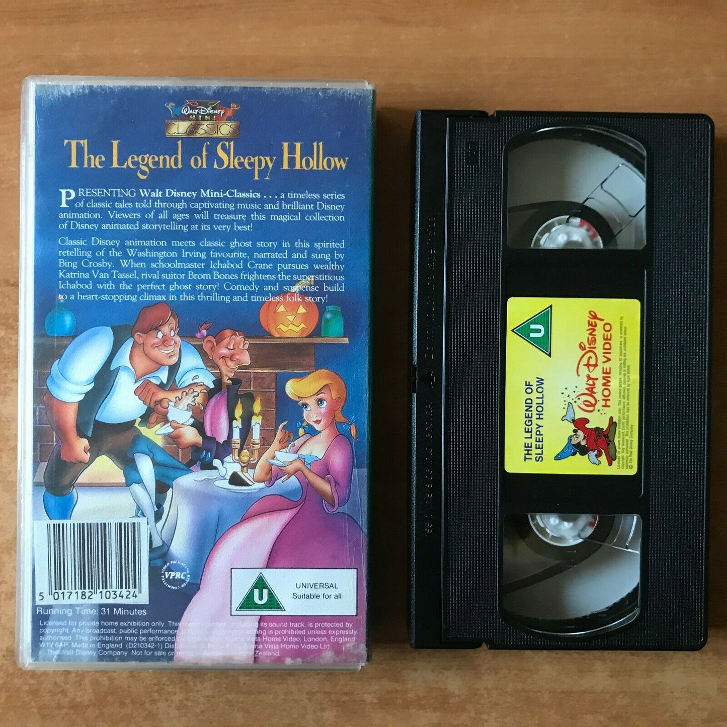 The Legend Of Sleepy Hollow; [Walt Disney Mini Classics] Animated - Kids - VHS-