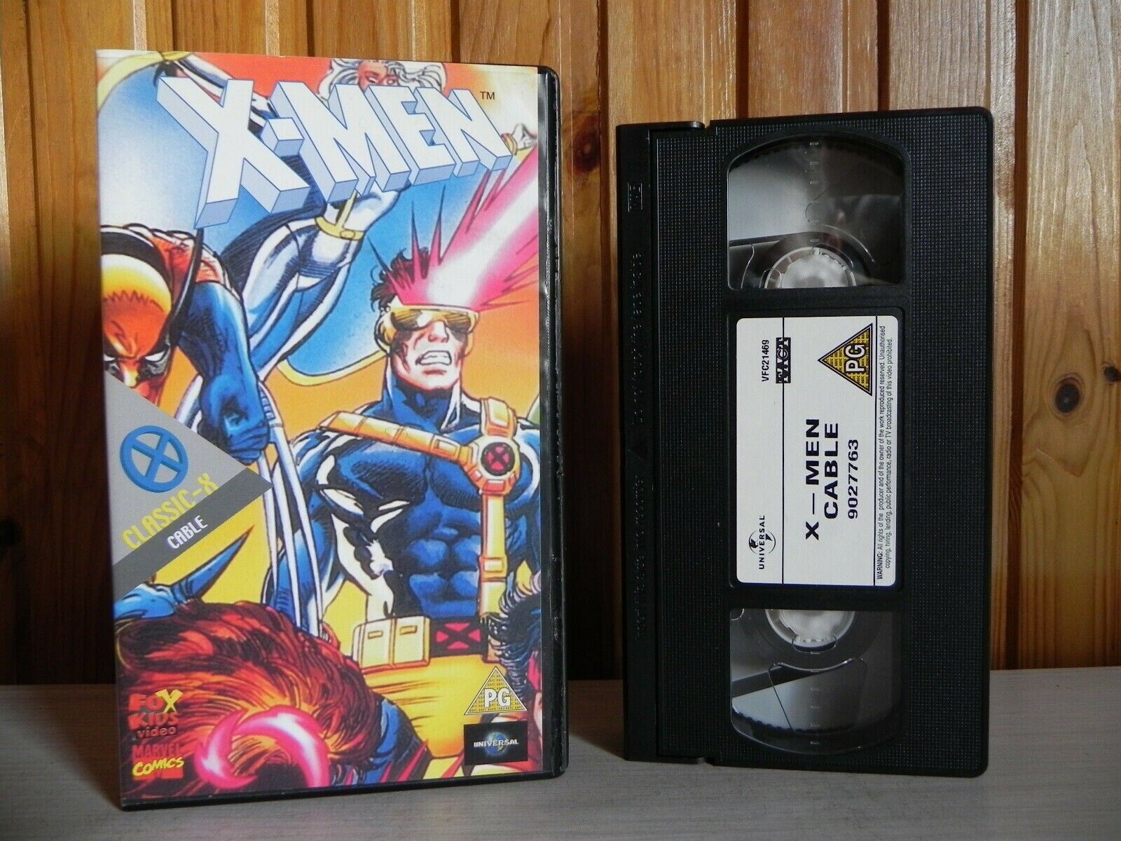 X-Men - Fox Kids Video - Classic-X - Cable - Time Fugitive 1&2 - Cartoon - VHS-