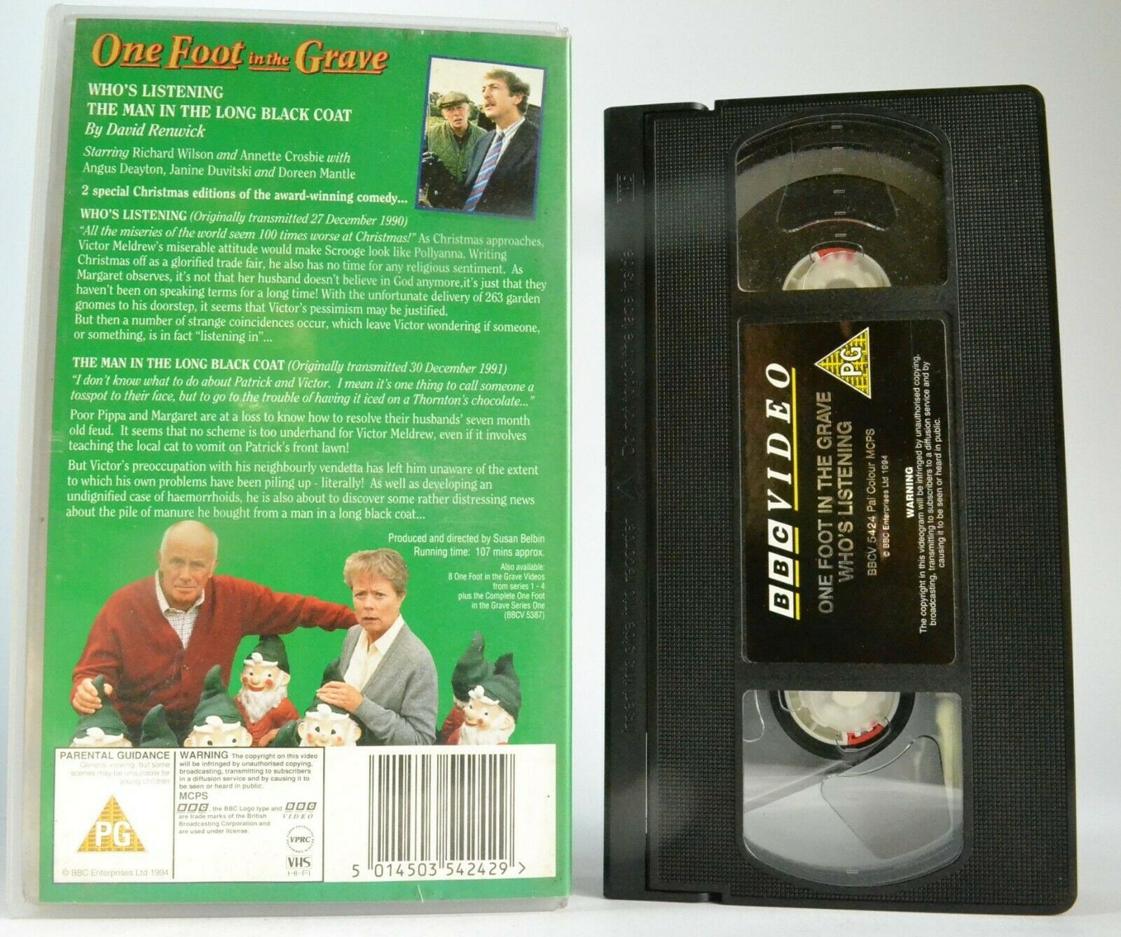 One Foot In The Grave: Who's Listening [Christmas Edition] BBC Series - Pal VHS-