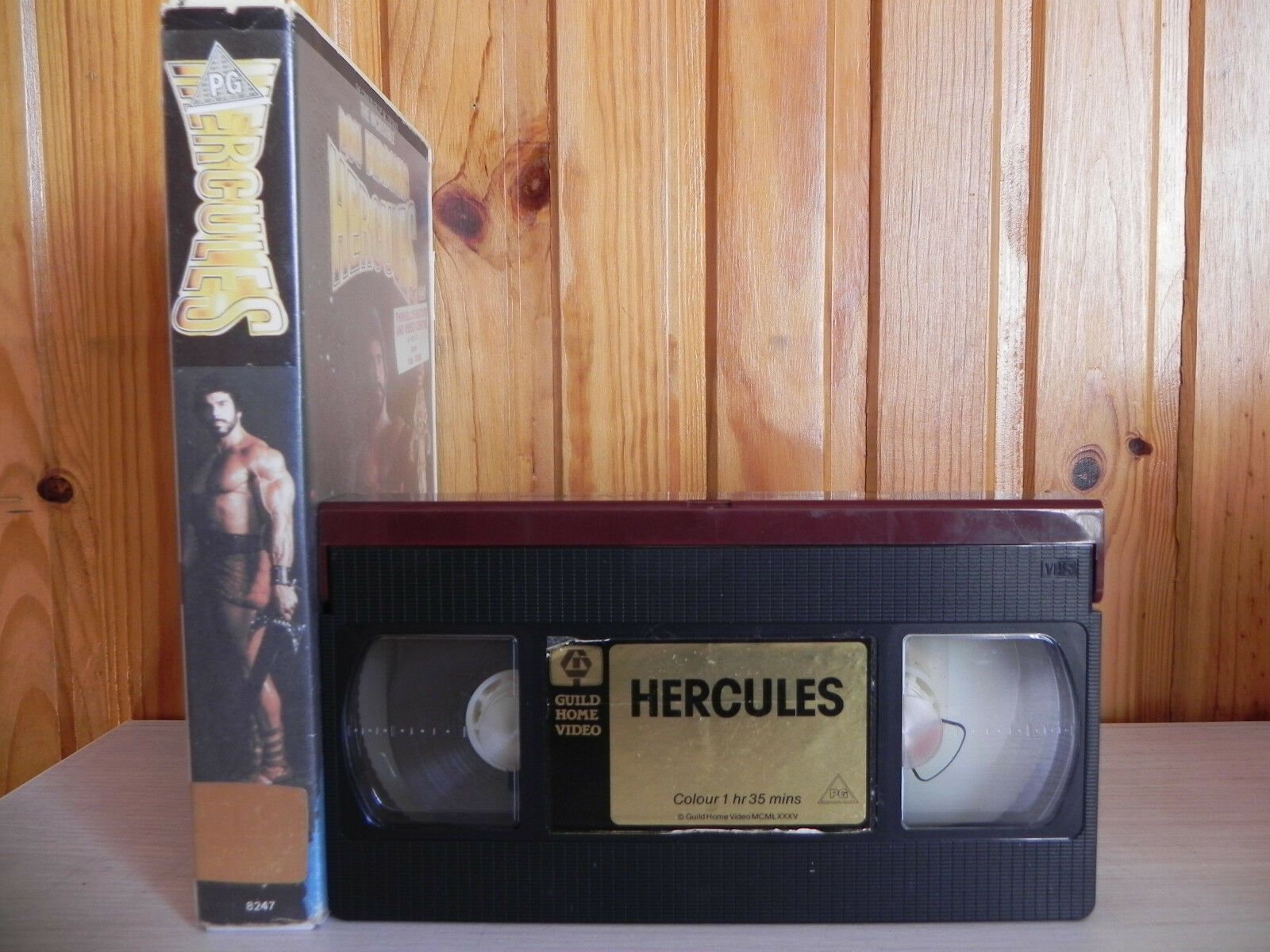 The Incredible Hercules - Lou Ferrigno -INCREDIBLE HULK- Guild - Ex Rental VHS-