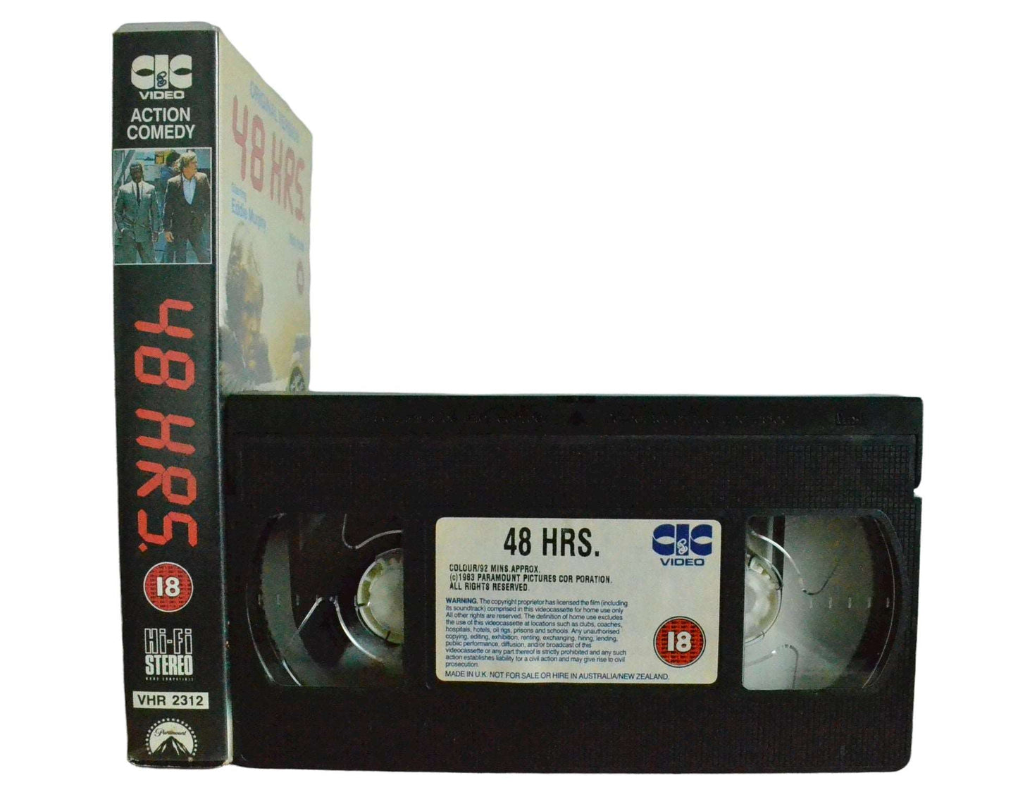 48 HRS. (Original Version) - Eddie Murphy - CIC VIdeo - Vintage - Pal VHS-