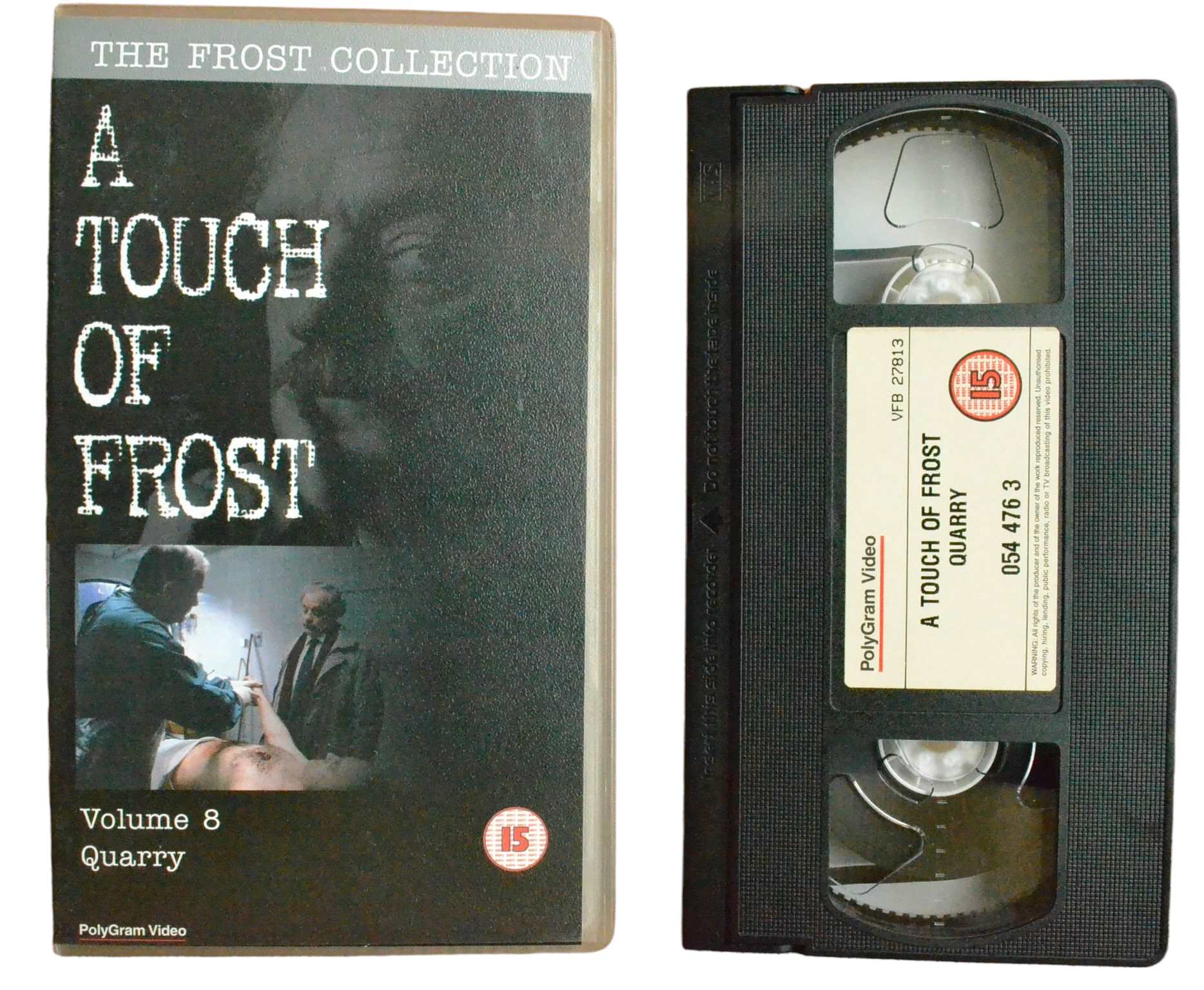 A Touch Of Frost: Volume 8 Quarry - David Jason - Polygram Video - Vintage - Pal VHS-