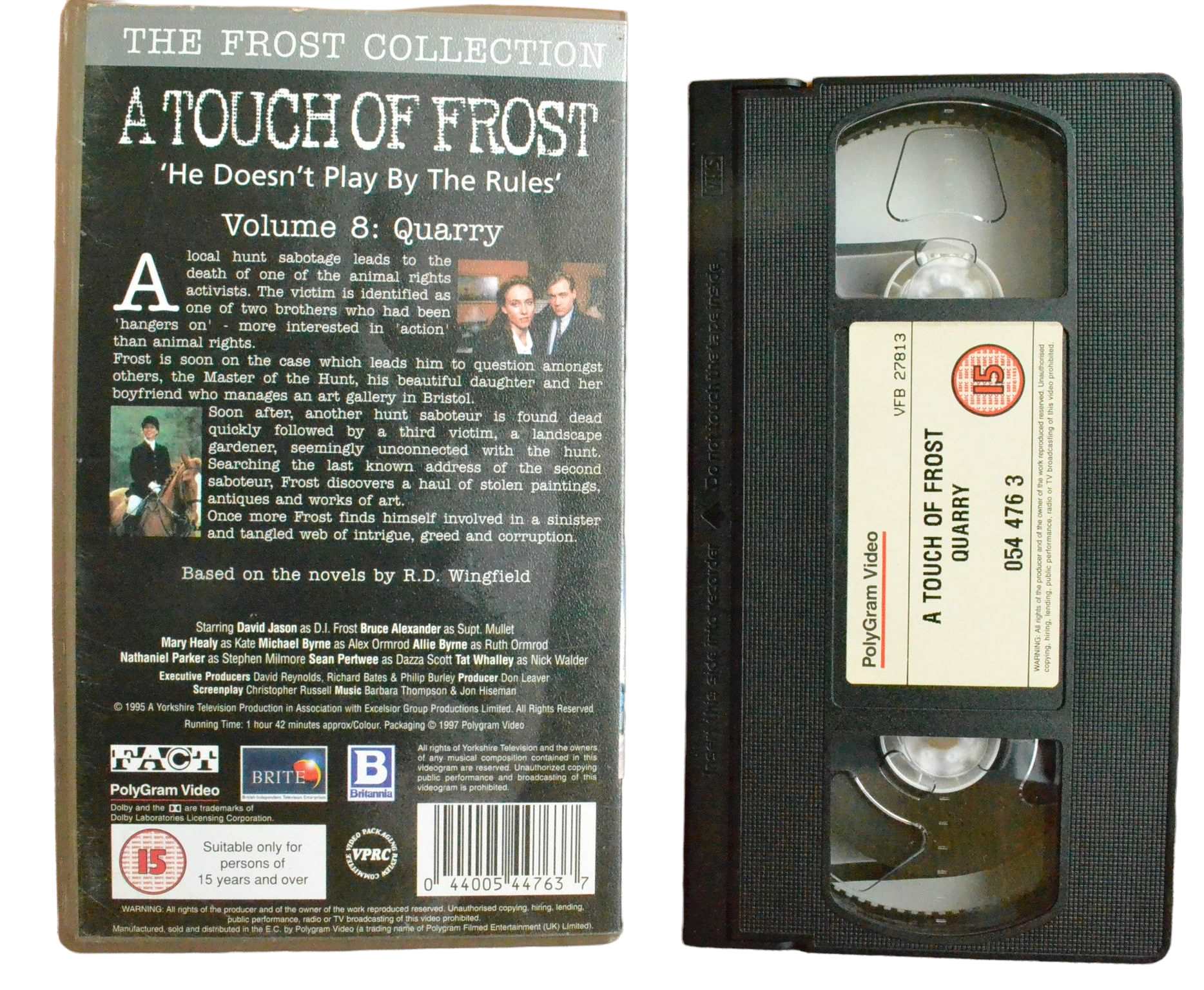 A Touch Of Frost: Volume 8 Quarry - David Jason - Polygram Video - Vintage - Pal VHS-