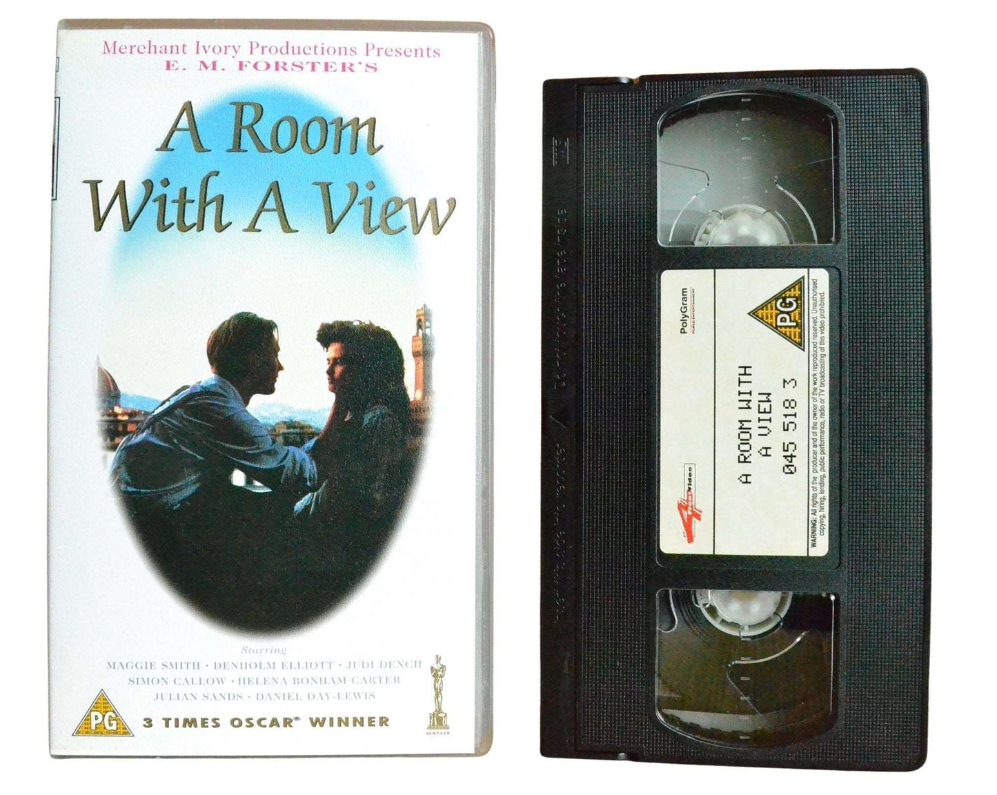 A Room With A View - Maggie Smith - Vintage - Pal VHS-