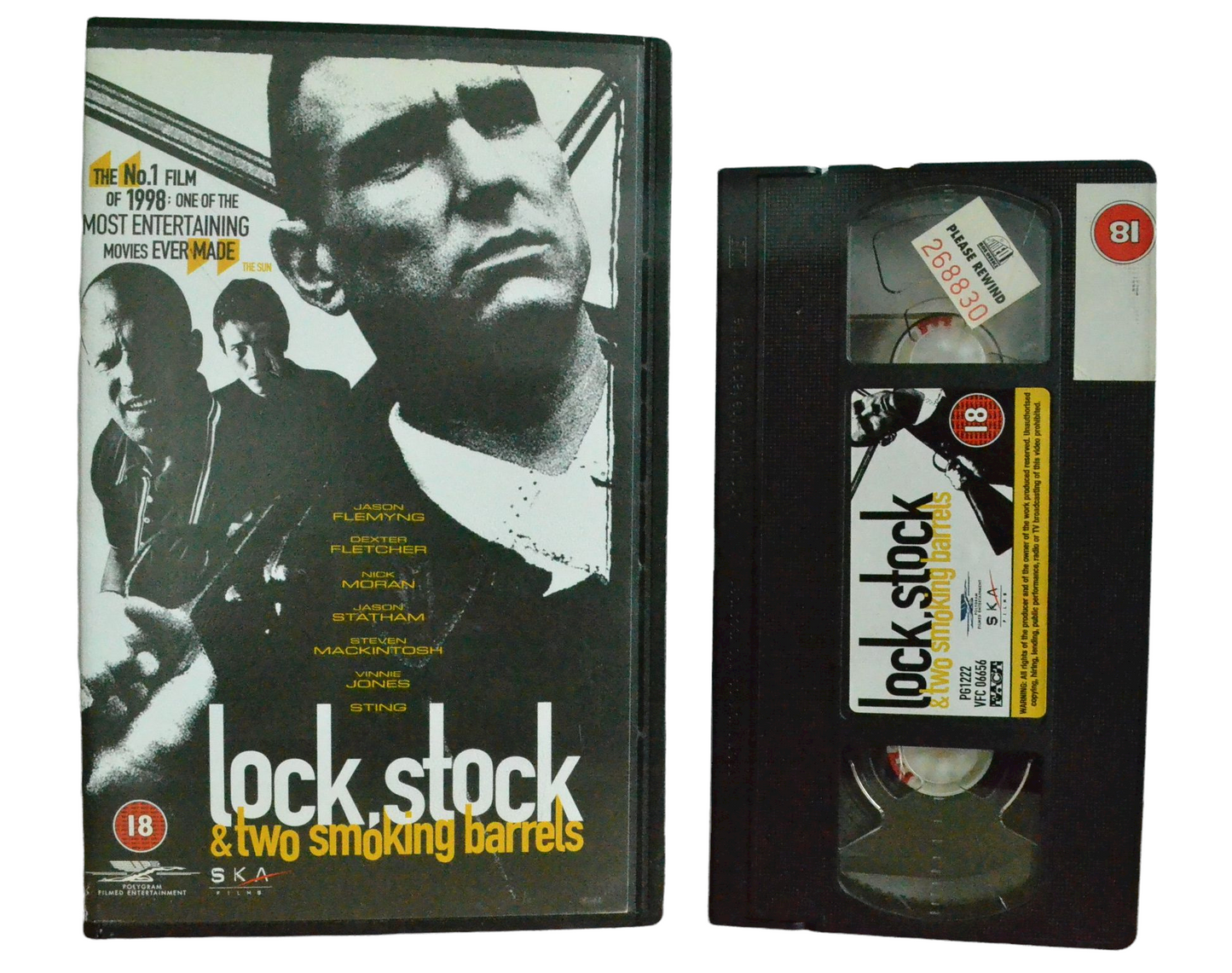 Lock, Stock & Two Smoking Barrels - Jason Flemying - SKA Films - Vintage - Pal VHS-