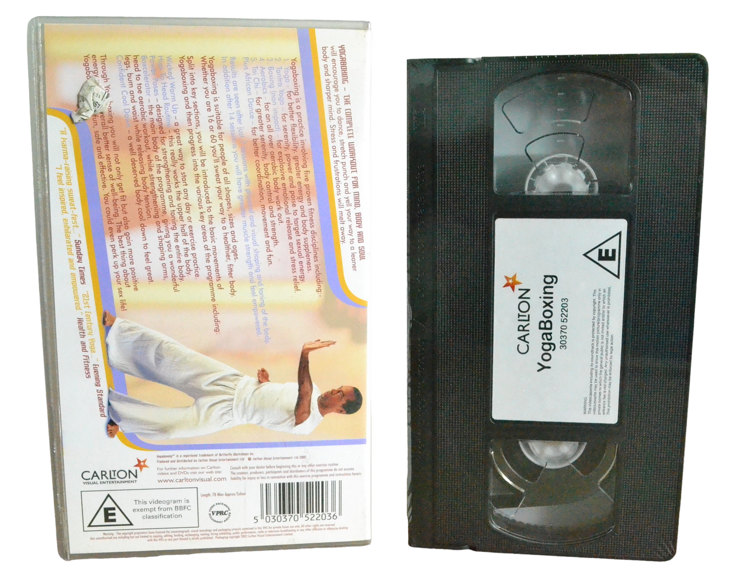 Yoga Boxing - Joshua Isaac Smith - Carliton - 30370 52203 - Brand New Sealed - Pal - VHS-