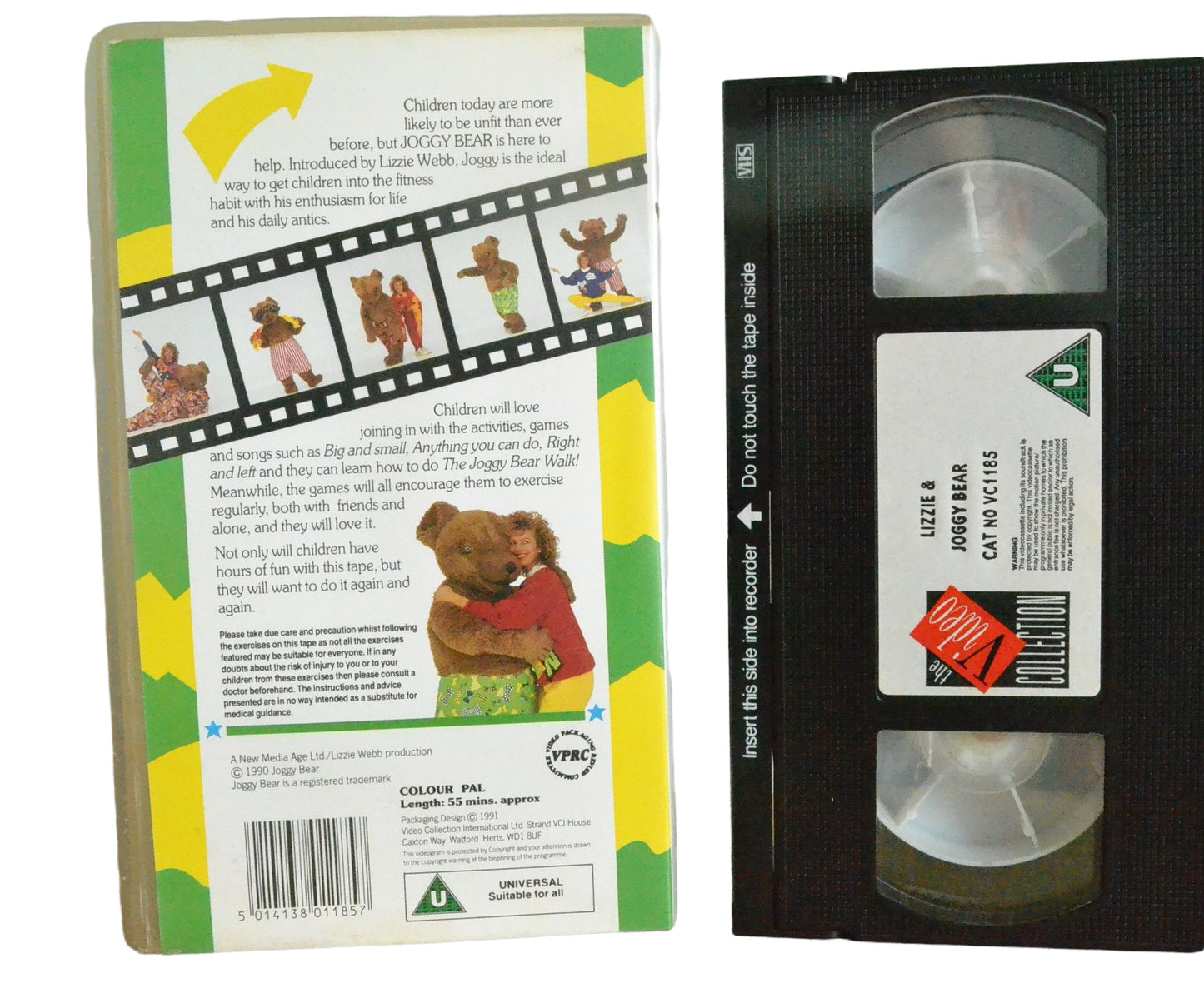 Lizzie & Joggy Bear (Fun and Fitness for Children) - The Video Collection - Children's - Pal VHS-