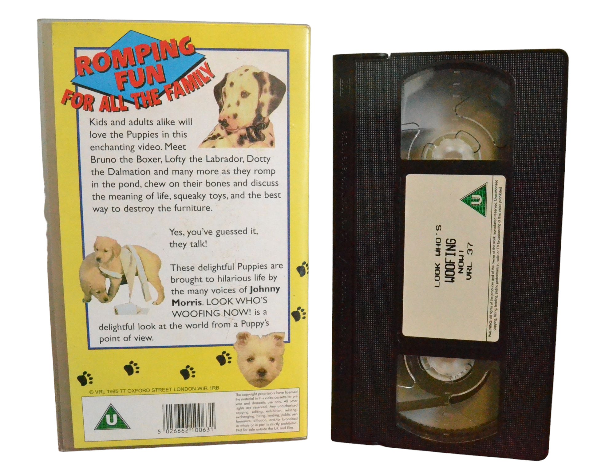 Look Who's Woofing Now! - Liza Goddard - VRL37 - Children - Pal - VHS-