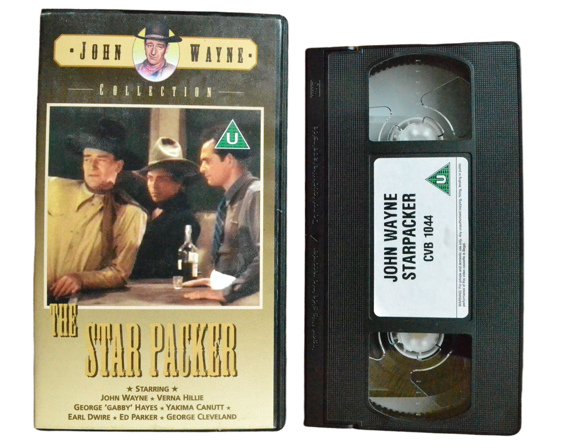 The Star Packer - John Wayne - Castle Vision - Vintage - Pal VHS-