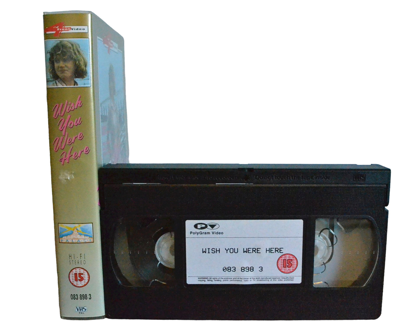 Wish You Were Here - Emily Lloyd & Tom Bell - Front Vedio - Comedy - Pal - VHS-