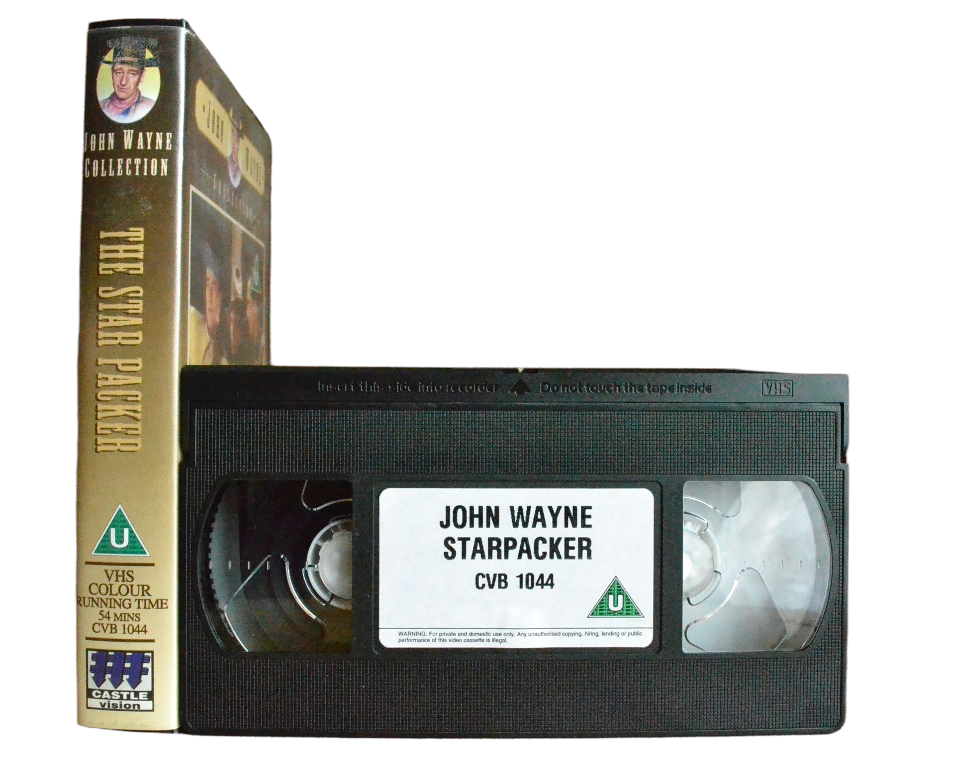 The Star Packer - John Wayne - Castle Vision - Vintage - Pal VHS-