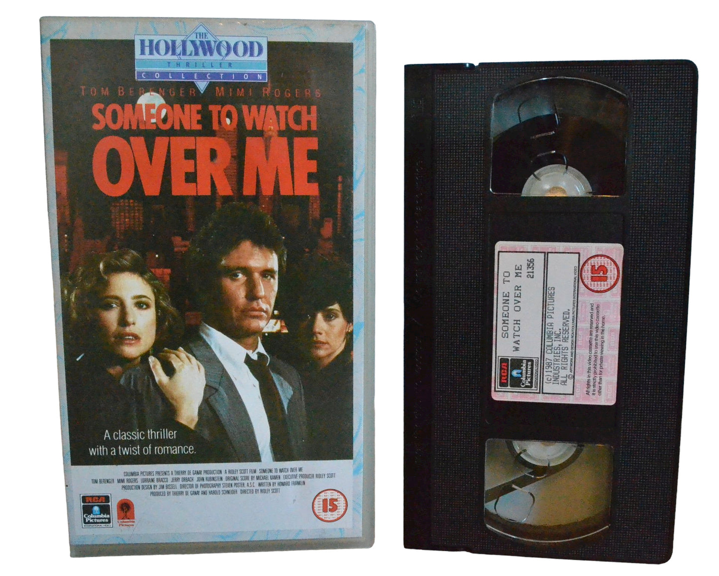 Someone To Watch Over Me - Tom Berenger & Mimi Rogers - The Hollywood Thriller Collection - Action - Pal - VHS-