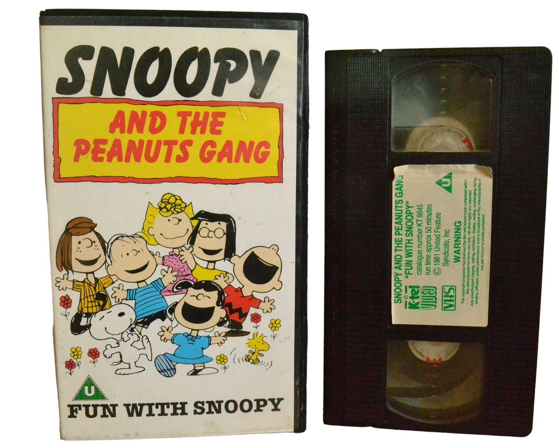 Snoopy And The Peanuts Gang (Fun With Snoopy) - Noah Schnapp - K-tel Video - KT 8645 - Children - Pal - VHS-