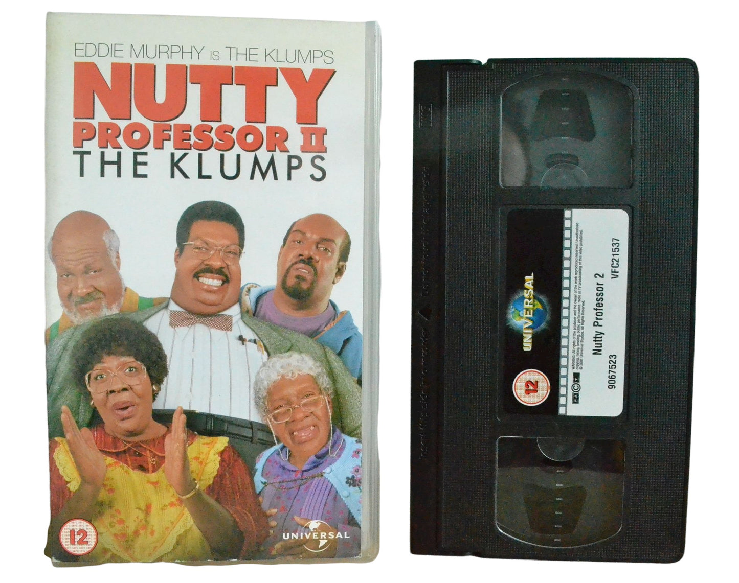 Nutty Professor II: The Klumps - Eddie Murphy - Universal - Vintage - Pal VHS-