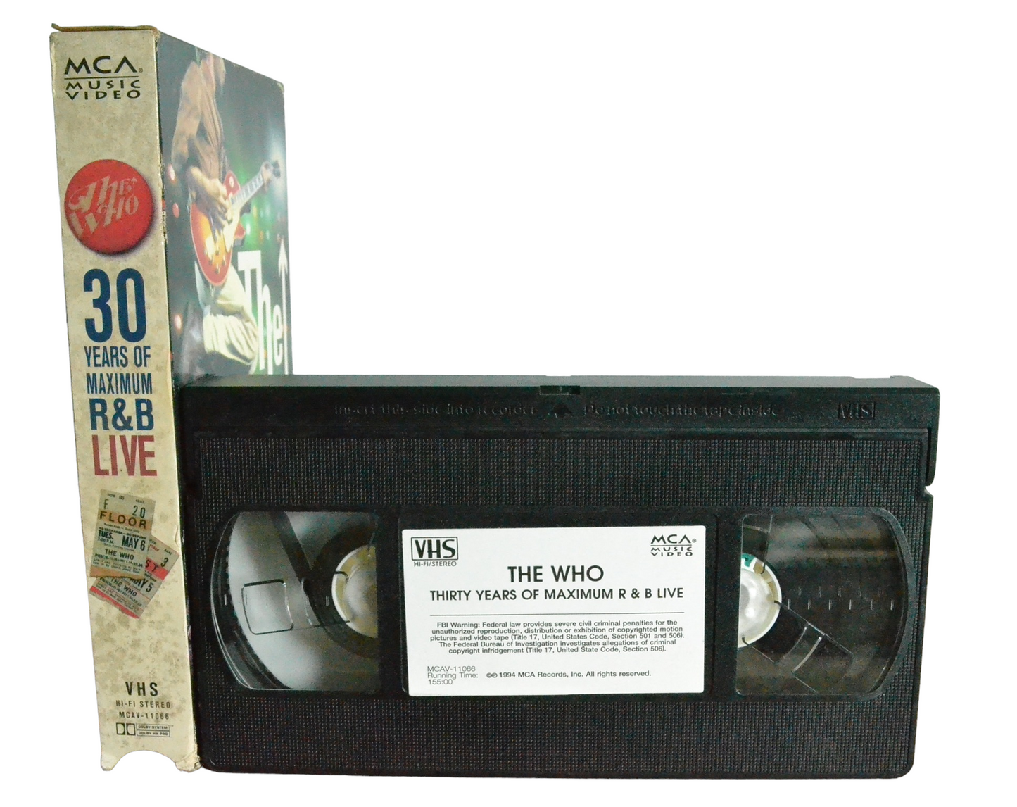 The Who - MCA Music Video - MCAV-11066 - Carton - Pal - VHS-