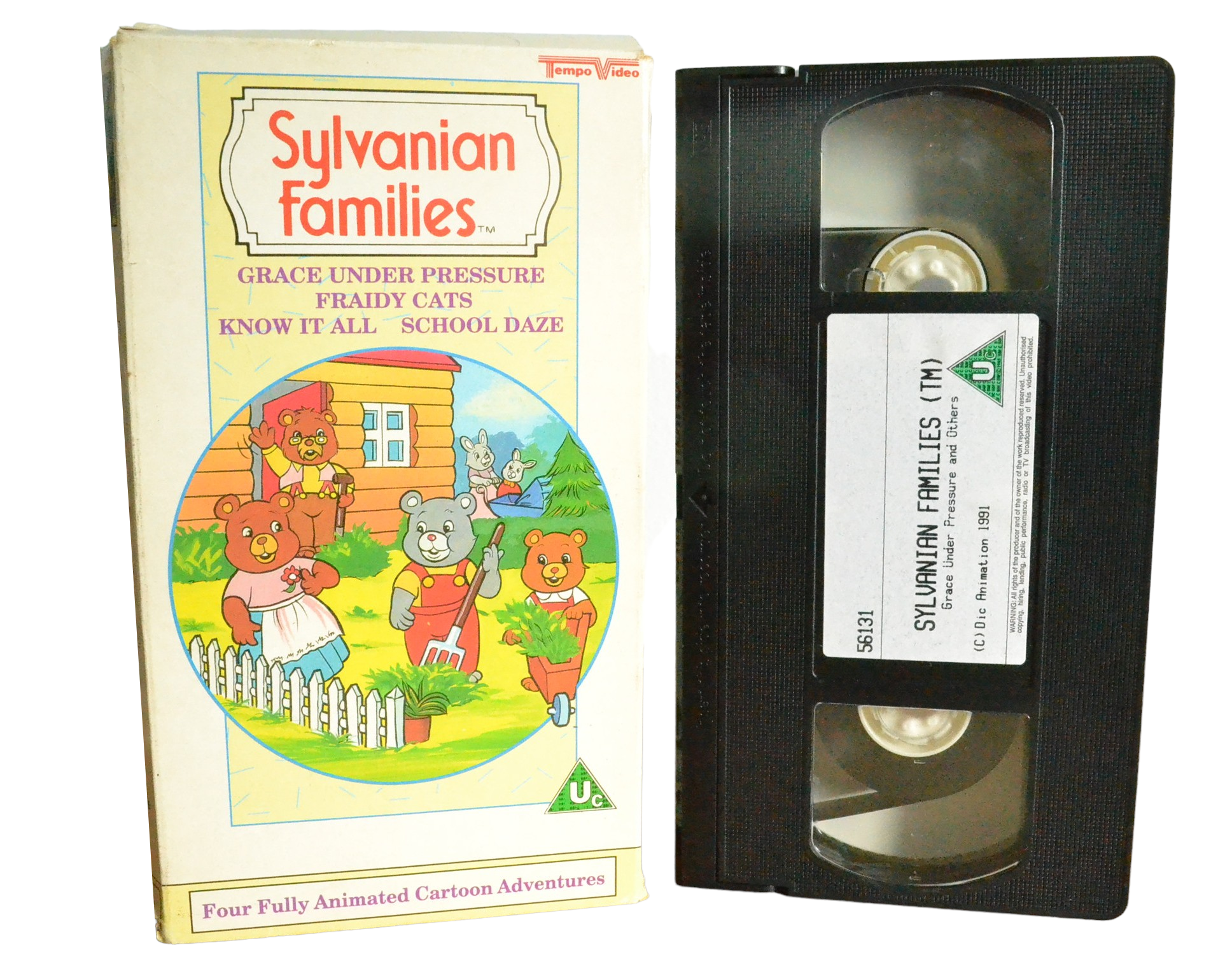 Sylvanian Families - Tabitha St. Germain - Tempo Video - Carton - Pal - VHS-