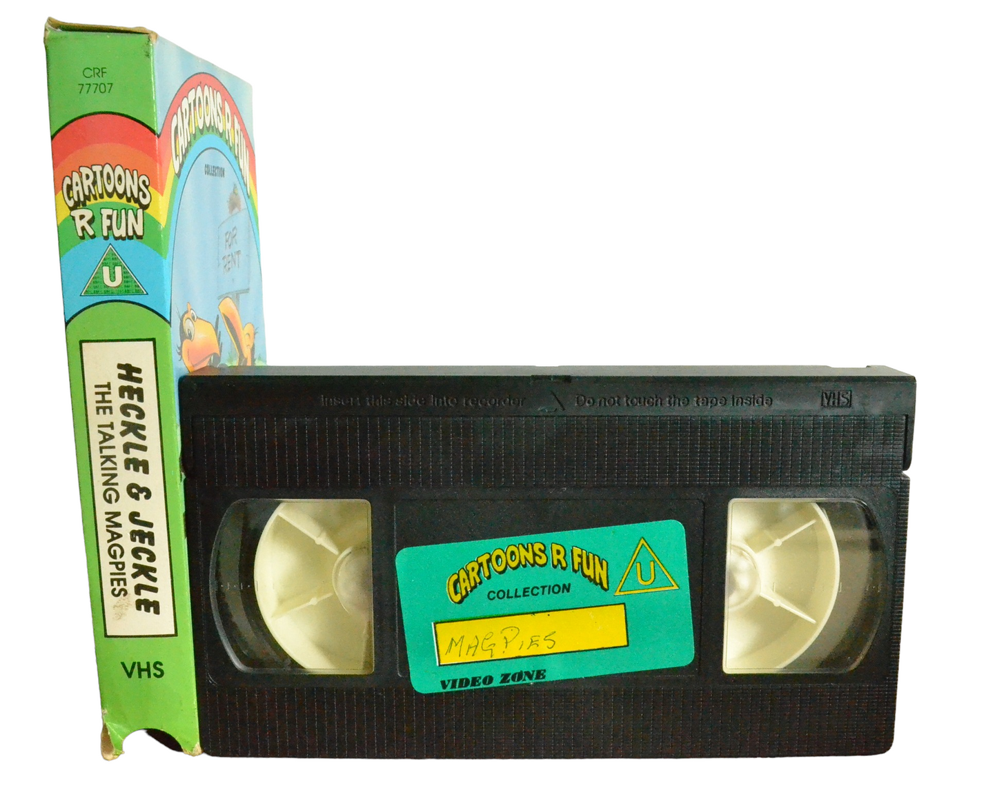 Heckle & Jeckle The Taking Magpies - Ned Sparks - Video Zone - CRF 77707 - Carton - Pal - VHS-