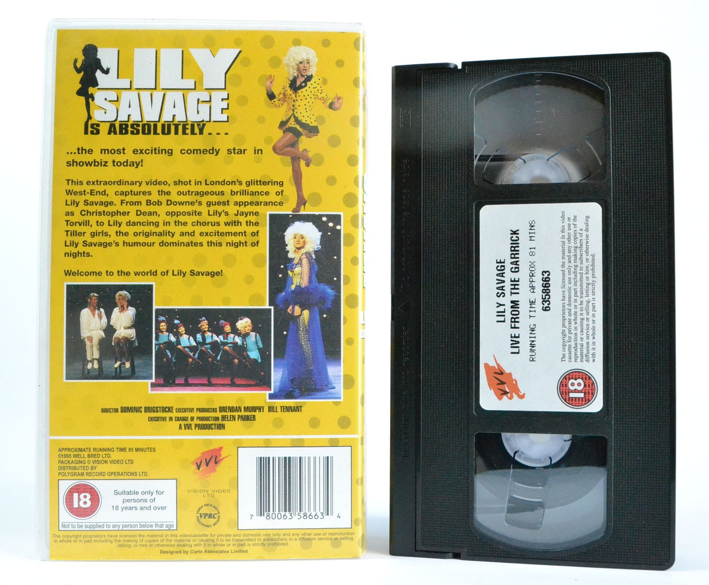 Lily Savage: Live And Outrageous Comedy - Garrick London West-End - VHS-