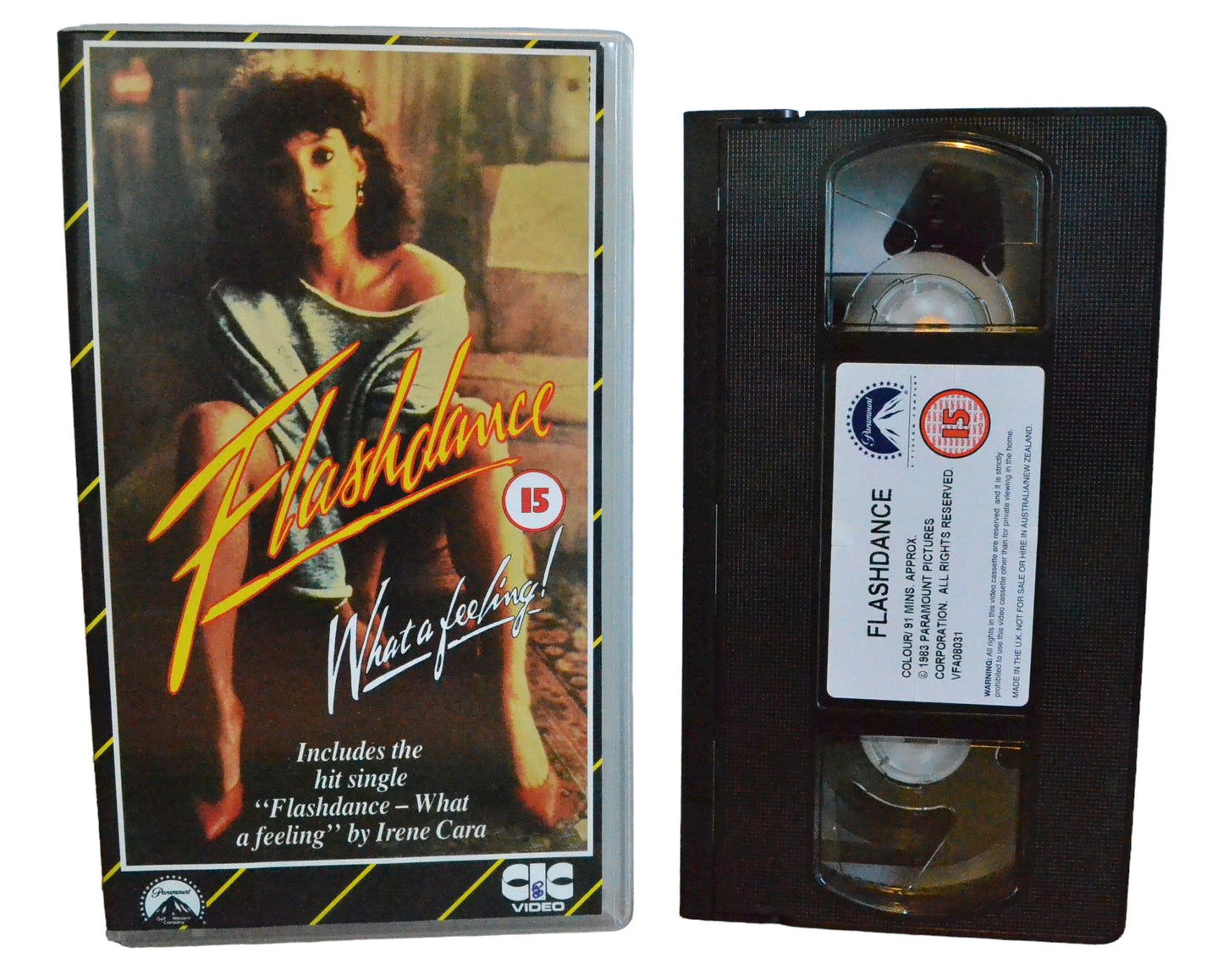 Flashdance - Jennifer Beals - CIC Video - Action - Pal - VHS-