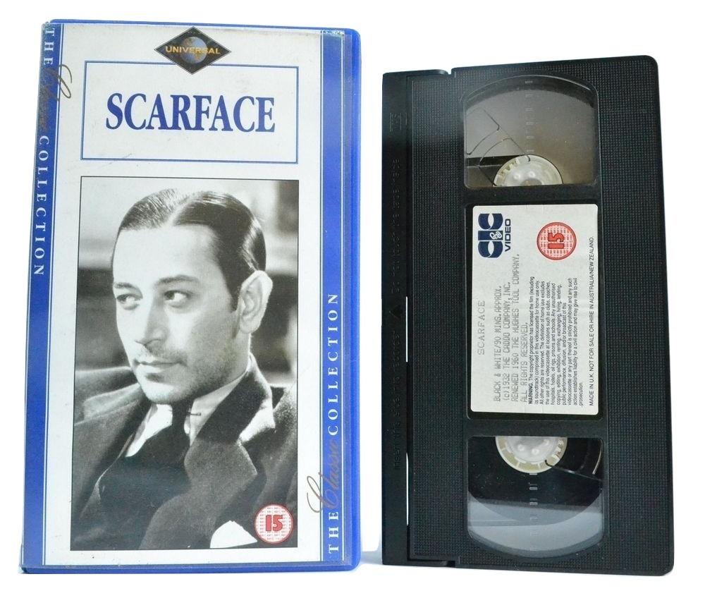 Scarface: Original (Paul Muni) Gangster Tale - (1932) Caddo Company - VHS-