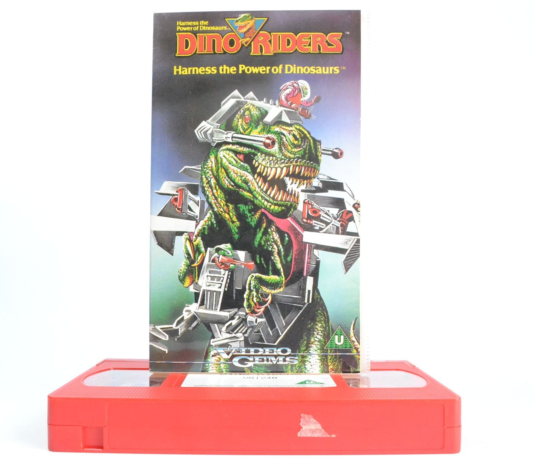 Dino Riders: Harness The Power Of Dinosaurs - Video Gems - Very Rare - VHS-