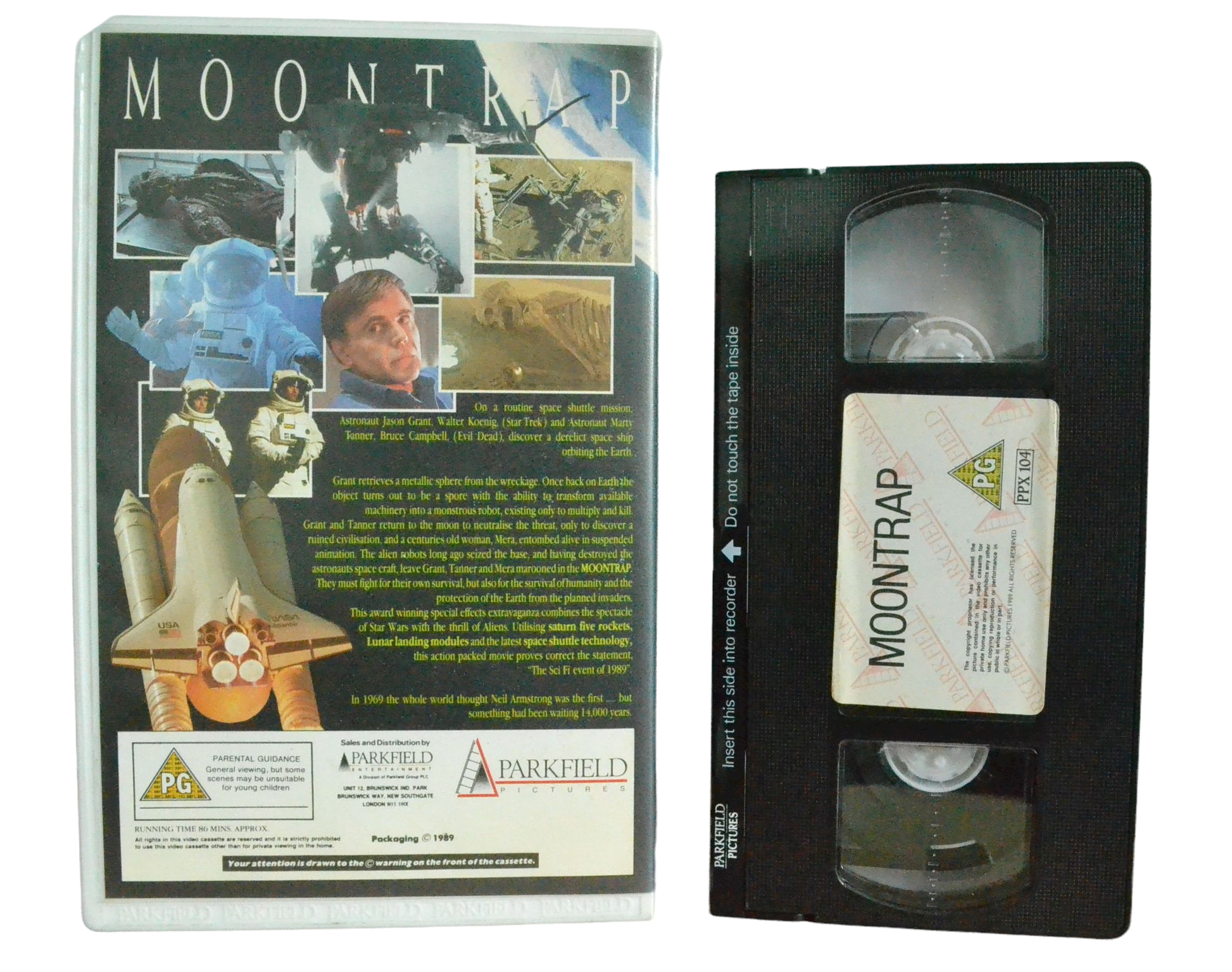 Moontrap - Walter Koeing - Parkfield - Vintage - Pal VHS-