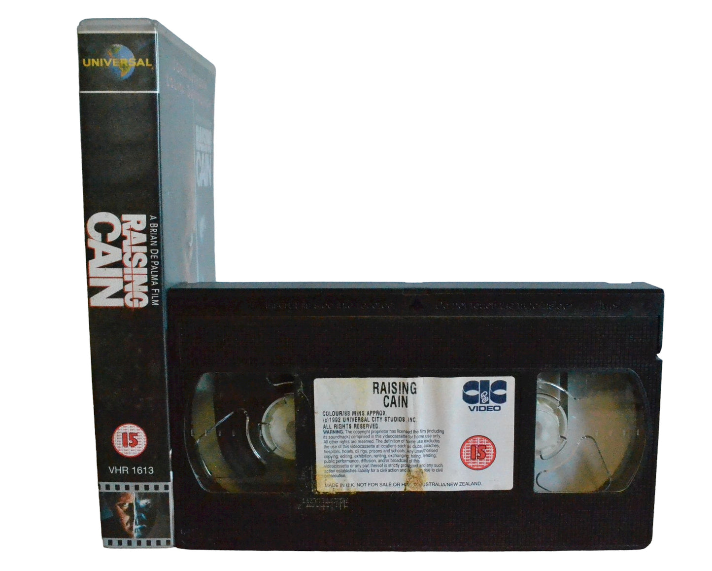 Raising Cain - 	John Lithgow - CIC Video - Action - Pal - VHS-